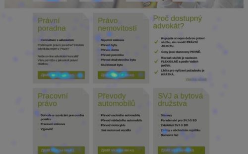 Starý web – Click mapa