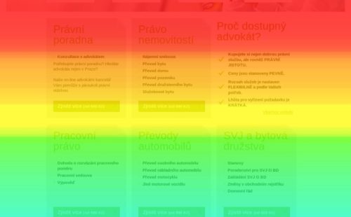Starý web – Scroll mapa