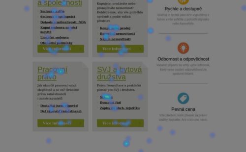 Nový web – Click mapa